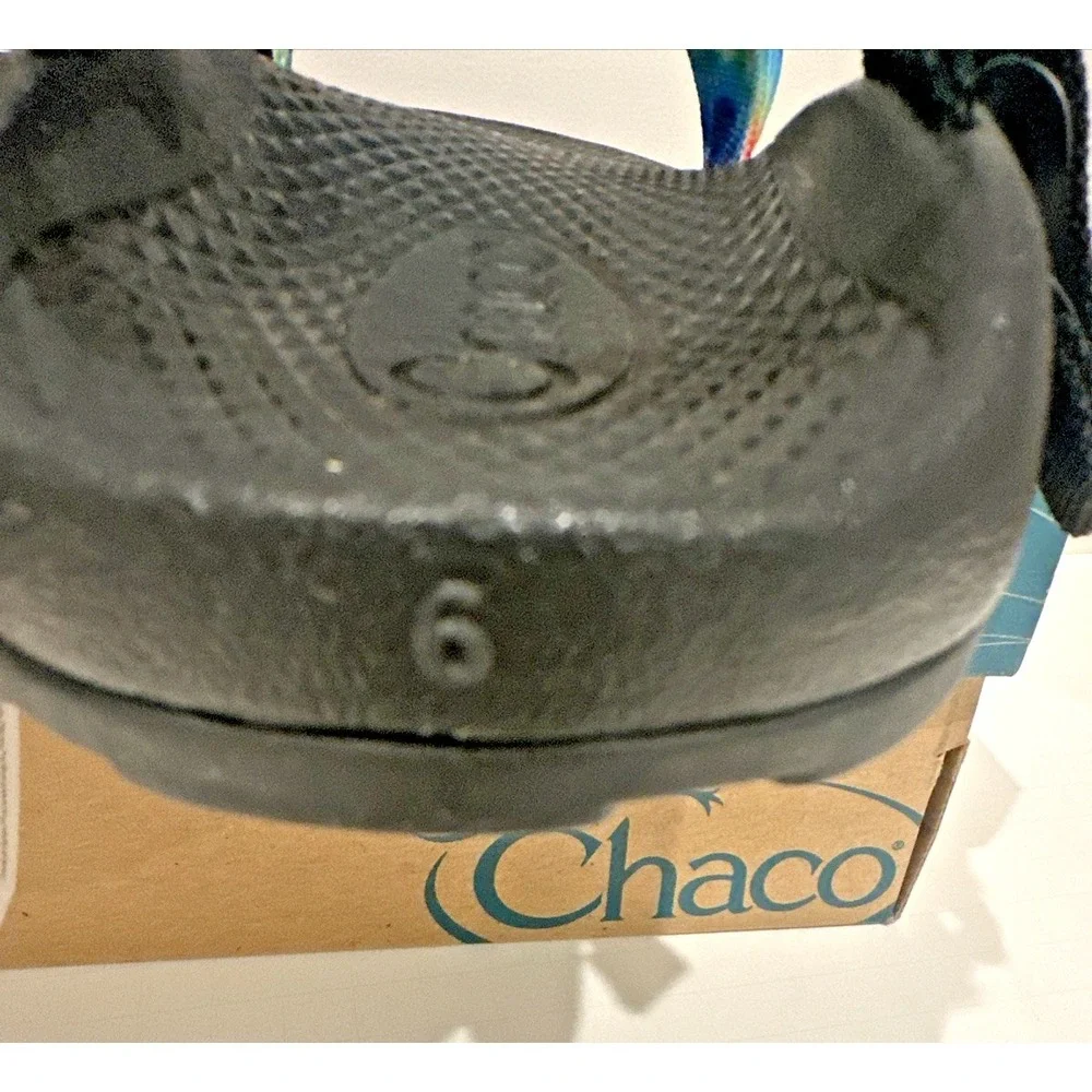Chaco Youth Size 6M/EU 37 Z1 Ecotread Tie Dye Strap Sandals Washable